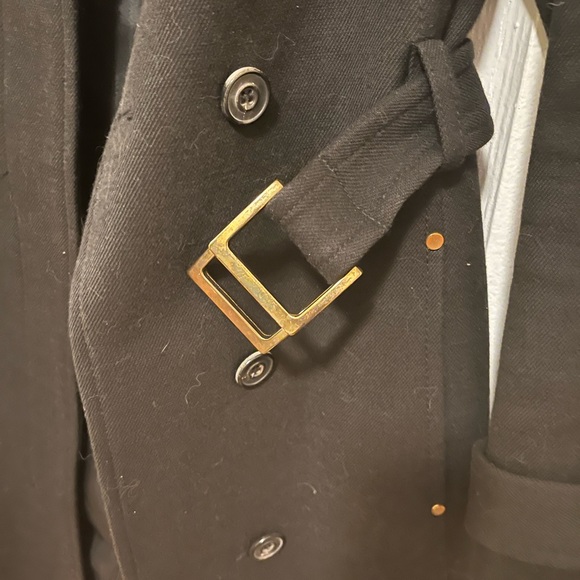 MNG Women’s Black Pea Coat Size XXS - Picture 6 of 9